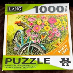 1000 piece Lang Puzzle   Bicycle Bouquet